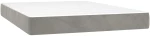 ΚΡΕΒΑΤΙ BOXSPRING ΜΕ ΣΤΡΩΜΑ ΑΝΟΙΧΤΟ ΓΚΡΙ 140X200 ΕΚ. ΒΕΛΟΥΔΙΝΟ 3127373