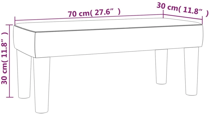 ΠΑΓΚΟΣ ΑΝΟΙΧΤΟ ΓΚΡΙ 70 X 30 X 30 ΕΚ. ΒΕΛΟΥΔΙΝΟΣ 346638