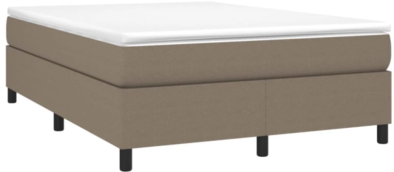 ΚΡΕΒΑΤΙ BOXSPRING ΜΕ ΣΤΡΩΜΑ TAUPE 140X200 ΕΚ. ΥΦΑΣΜΑΤΙΝΟ 3144427