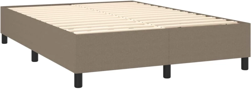ΚΡΕΒΑΤΙ BOXSPRING ΜΕ ΣΤΡΩΜΑ TAUPE 140X200 ΕΚ. ΥΦΑΣΜΑΤΙΝΟ 3144427