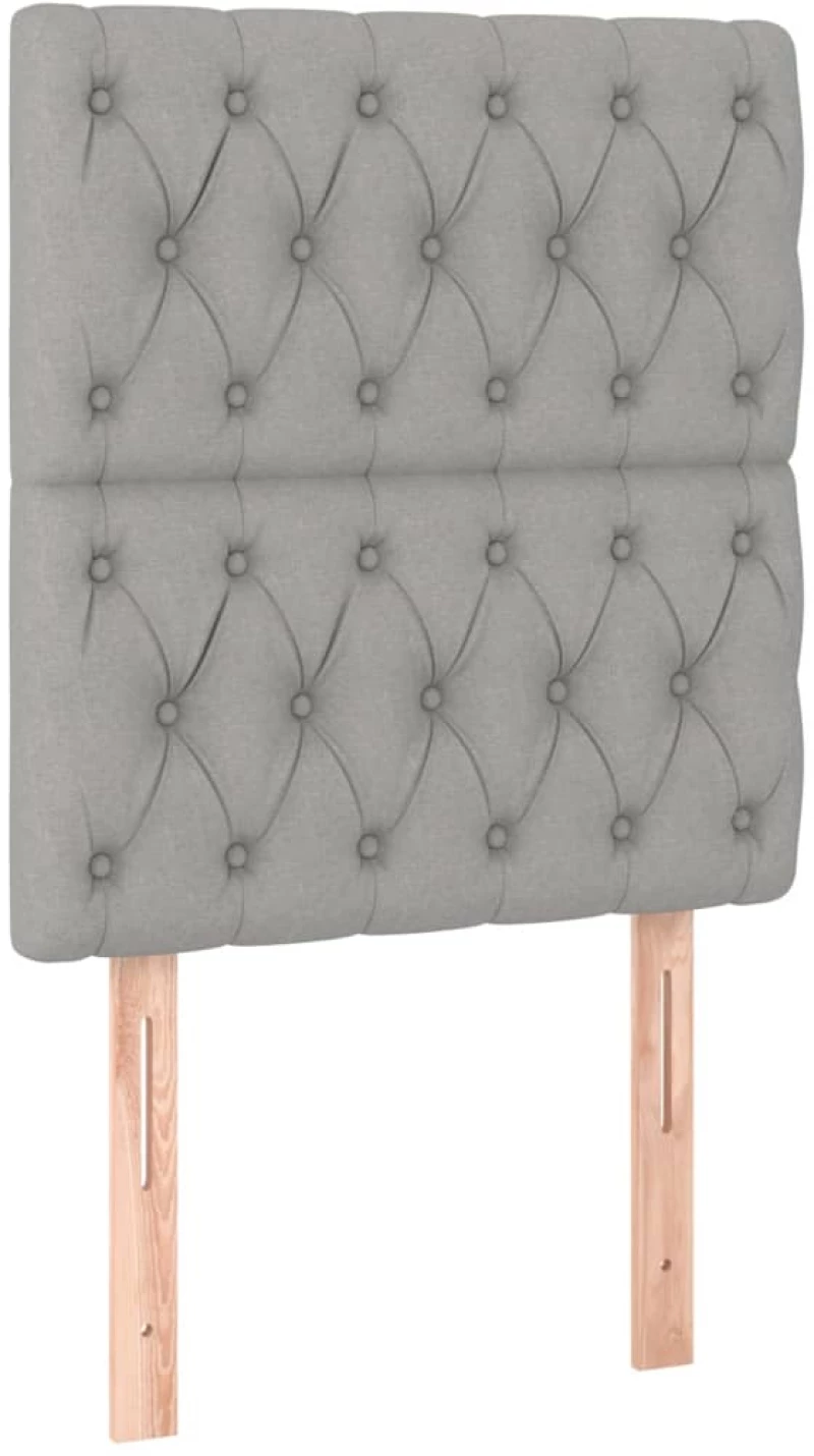 ΚΡΕΒΑΤΙ BOXSPRING ΜΕ ΣΤΡΩΜΑ ΑΝΟΙΧΤΟ ΓΚΡΙ 80X200 ΕΚ. ΥΦΑΣΜΑΤΙΝΟ 3131625