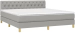 ΚΡΕΒΑΤΙ BOXSPRING ΜΕ ΣΤΡΩΜΑ ΑΝ. ΠΡΑΣΙΝΟ 160X200ΕΚ ΥΦΑΣΜΑΤΙΝΟ 3140865