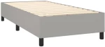 ΚΡΕΒΑΤΙ BOXSPRING ΜΕ ΣΤΡΩΜΑ ΑΝΟΙΧΤΟ ΓΚΡΙ 80X200 ΕΚ. ΥΦΑΣΜΑΤΙΝΟ 3141969