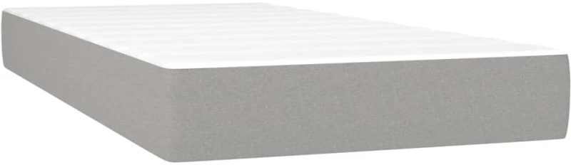 ΚΡΕΒΑΤΙ BOXSPRING ΜΕ ΣΤΡΩΜΑ ΑΝΟΙΧΤΟ ΓΚΡΙ 80X200 ΕΚ. ΥΦΑΣΜΑΤΙΝΟ 3141969