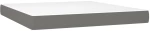 ΚΡΕΒΑΤΙ BOXSPRING ΜΕ ΣΤΡΩΜΑ ΣΚΟΥΡΟ ΓΚΡΙ 160X200 ΕΚ ΥΦΑΣΜΑΤΙΝΟ 3144432