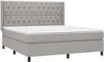 ΚΡΕΒΑΤΙ BOXSPRING ΜΕ ΣΤΡΩΜΑ ΑΝ. ΠΡΑΣΙΝΟ 160X200ΕΚ ΥΦΑΣΜΑΤΙΝΟ 3131681