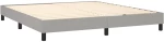 ΚΡΕΒΑΤΙ BOXSPRING ΜΕ ΣΤΡΩΜΑ ΑΝΟΙΧΤΟ ΓΚΡΙ 180X200 ΕΚ. ΥΦΑΣΜΑΤΙΝΟ 3126501