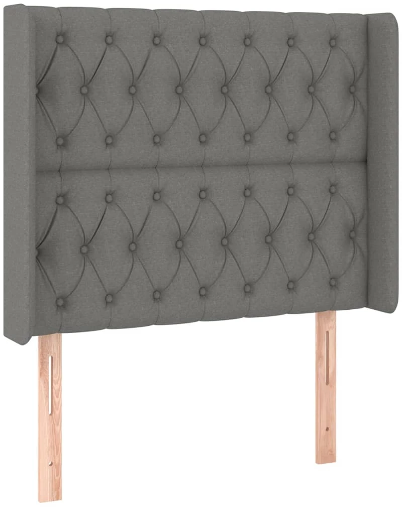 ΚΡΕΒΑΤΙ BOXSPRING ΜΕ ΣΤΡΩΜΑ & LED ΣΚ.ΓΚΡΙ 90X190 ΕΚ. ΥΦΑΣΜΑΤΙΝΟ 3138518