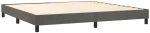 ΚΡΕΒΑΤΙ BOXSPRING ΜΕ ΣΤΡΩΜΑ ΣΚΟΥΡΟ ΓΚΡΙ 200X200 ΕΚ. ΒΕΛΟΥΔΙΝΟ 3127692