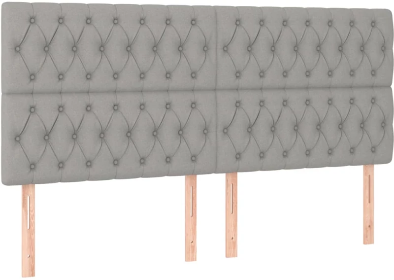 ΚΡΕΒΑΤΙ BOXSPRING ΜΕ ΣΤΡΩΜΑ ΑΝΟΙΧΤΟ ΓΚΡΙ 180X200 ΕΚ. ΥΦΑΣΜΑΤΙΝΟ 3131689