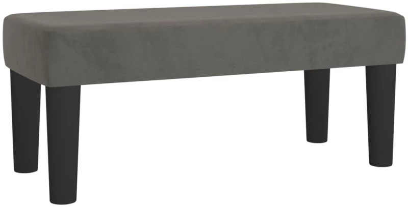 ΚΡΕΒΑΤΙ BOXSPRING ΜΕ ΣΤΡΩΜΑ ΣΚΟΥΡΟ ΓΚΡΙ 100X200 ΕΚ. ΒΕΛΟΥΔΙΝΟ 3138008