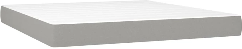 ΚΡΕΒΑΤΙ BOXSPRING ΜΕ ΣΤΡΩΜΑ ΑΝΟΙΧΤΟ ΓΚΡΙ 180X200 ΕΚ. ΥΦΑΣΜΑΤΙΝΟ 3142033