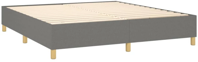 ΚΡΕΒΑΤΙ BOXSPRING ΜΕ ΣΤΡΩΜΑ ΣΚΟΥΡΟ ΓΚΡΙ 180X200 ΕΚ ΥΦΑΣΜΑΤΙΝ 3142594