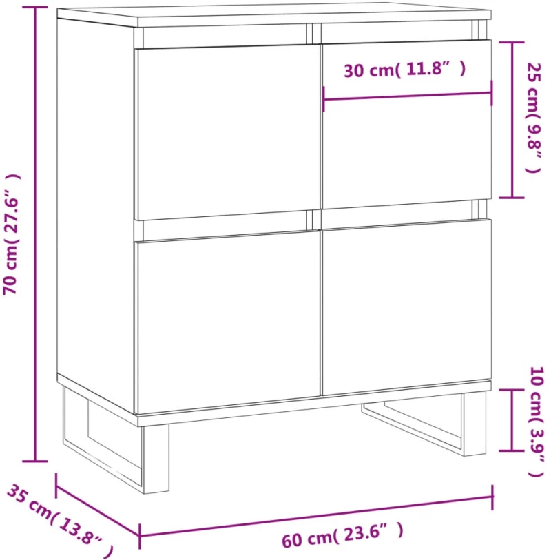 ΣΥΡΤΑΡΙΕΡΑ SONOMA ΔΡΥΣ 60X35X70 ΕΚ. ΕΠΕΞΕΡΓΑΣΜΕΝΟ ΞΥΛΟ 831223