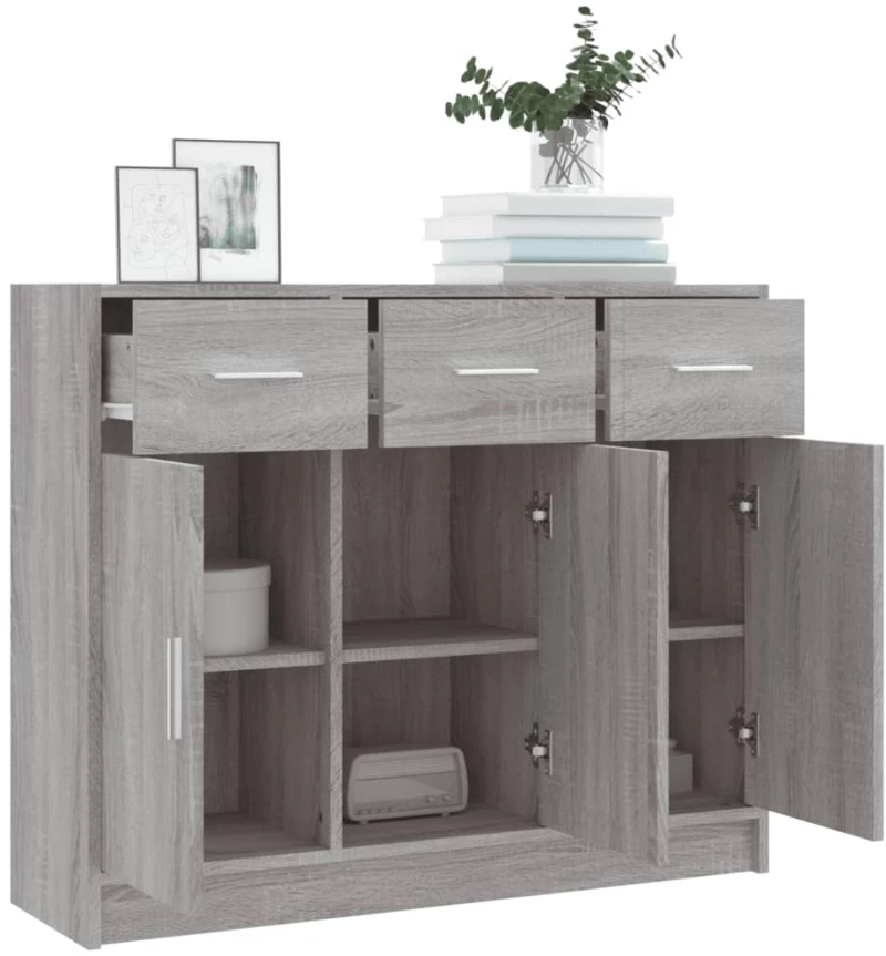 ΝΤΟΥΛΑΠΙ ΓΚΡΙ SONOMA 91 X 28 X 75 ΕΚ. ΑΠΟ ΕΠΕΞΕΡΓΑΣΜΕΝΟ ΞΥΛΟ 823014