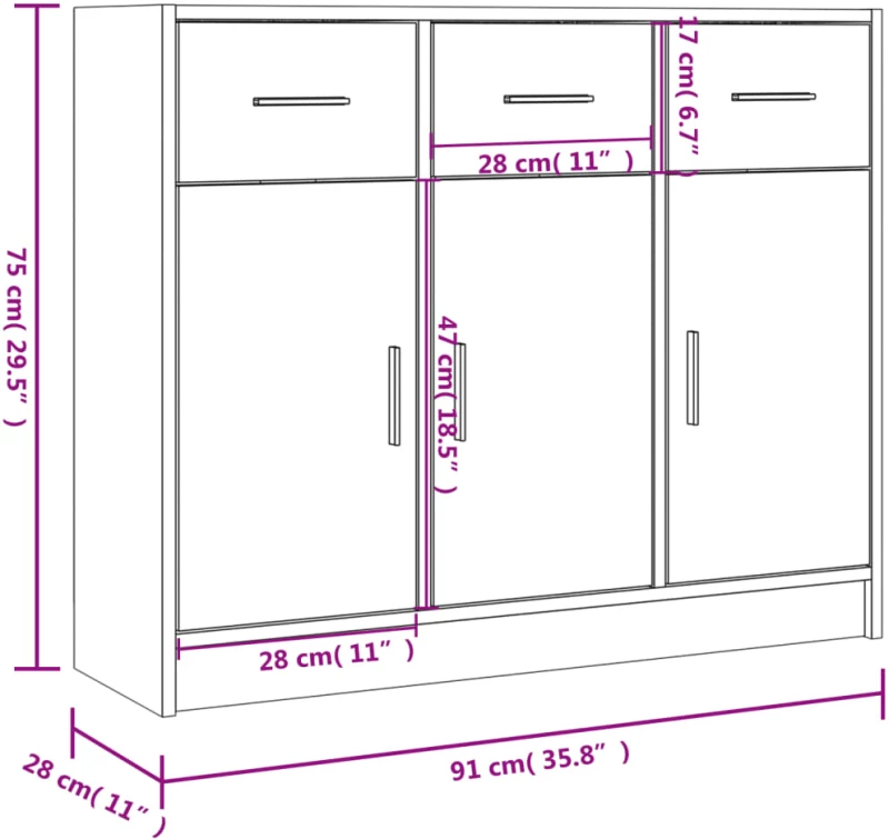 ΝΤΟΥΛΑΠΙ ΓΚΡΙ SONOMA 91 X 28 X 75 ΕΚ. ΑΠΟ ΕΠΕΞΕΡΓΑΣΜΕΝΟ ΞΥΛΟ 823014