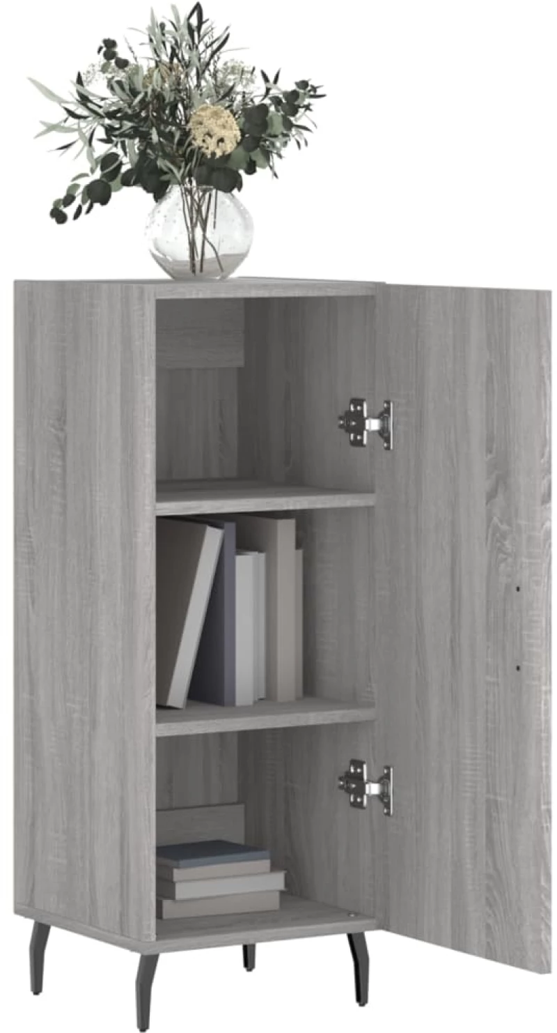 ΝΤΟΥΛΑΠΙ ΓΚΡΙ SONOMA 34,5X34X90 ΕΚ. ΑΠΟ ΕΠΕΞΕΡΓΑΣΜΕΝΟ ΞΥΛΟ 828562