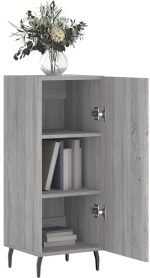 ΝΤΟΥΛΑΠΙ ΓΚΡΙ SONOMA 34,5X34X90 ΕΚ. ΑΠΟ ΕΠΕΞΕΡΓΑΣΜΕΝΟ ΞΥΛΟ 828562