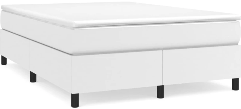 ΠΛΑΙΣΙΟ ΚΡΕΒΑΤΙΟΥ BOXSPRING ΛΕΥΚΟ 140X200 ΕΚ. ΣΥΝΘΕΤΙΚΟ ΔΕΡΜΑ 3121048