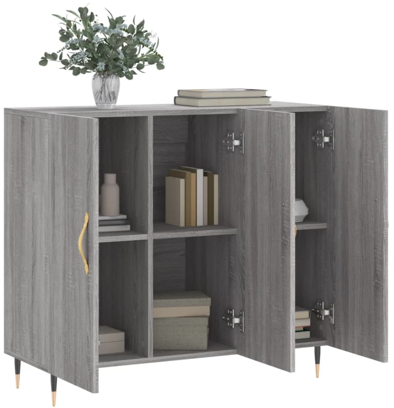 ΝΤΟΥΛΑΠΙ ΓΚΡΙ SONOMA 90 X 34 X 80 ΕΚ. ΑΠΟ ΕΠΕΞΕΡΓΑΣΜΕΝΟ ΞΥΛΟ 828090