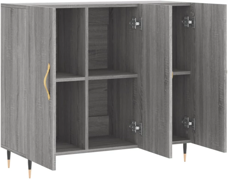 ΝΤΟΥΛΑΠΙ ΓΚΡΙ SONOMA 90 X 34 X 80 ΕΚ. ΑΠΟ ΕΠΕΞΕΡΓΑΣΜΕΝΟ ΞΥΛΟ 828090