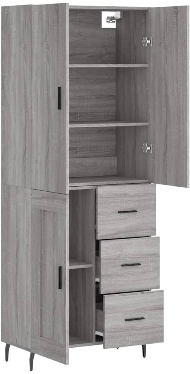 ΝΤΟΥΛΑΠΙ ΓΚΡΙ SONOMA 69,5 X 34 X 180 ΕΚ. ΕΠΕΞΕΡΓΑΣΜΕΝΟ ΞΥΛΟ 3196033