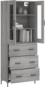ΝΤΟΥΛΑΠΙ ΓΚΡΙ SONOMA 69,5 X 34 X 180 ΕΚ. ΕΠΕΞΕΡΓΑΣΜΕΝΟ ΞΥΛΟ 3198407