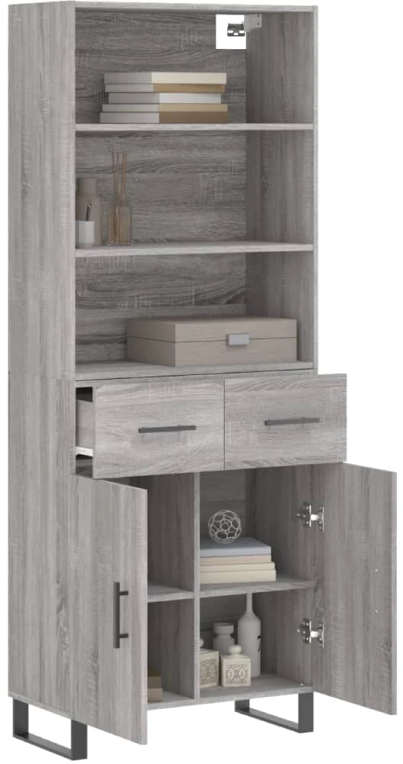 ΝΤΟΥΛΑΠΙ ΓΚΡΙ SONOMA 69,5 X 34 X 180 ΕΚ. ΕΠΕΞΕΡΓΑΣΜΕΝΟ ΞΥΛΟ 3200543