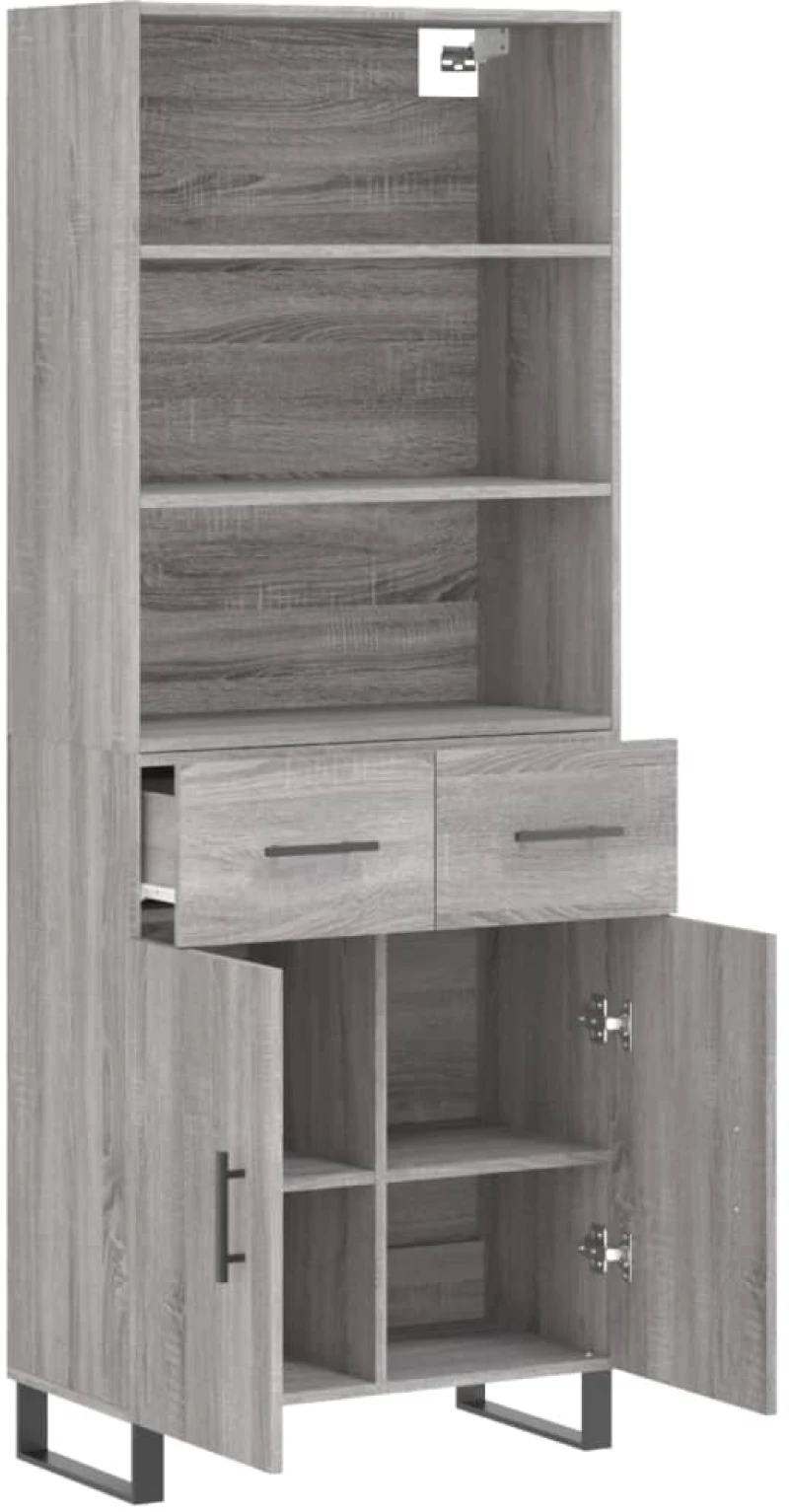 ΝΤΟΥΛΑΠΙ ΓΚΡΙ SONOMA 69,5 X 34 X 180 ΕΚ. ΕΠΕΞΕΡΓΑΣΜΕΝΟ ΞΥΛΟ 3200543