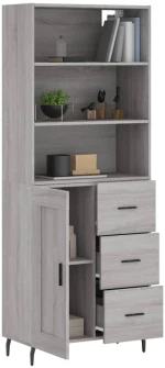 ΝΤΟΥΛΑΠΙ ΓΚΡΙ SONOMA 69,5 X 34 X 180 ΕΚ. ΕΠΕΞΕΡΓΑΣΜΕΝΟ ΞΥΛΟ 3190043