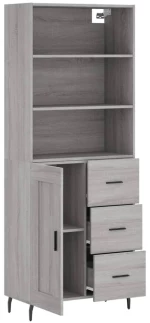 ΝΤΟΥΛΑΠΙ ΓΚΡΙ SONOMA 69,5 X 34 X 180 ΕΚ. ΕΠΕΞΕΡΓΑΣΜΕΝΟ ΞΥΛΟ 3190043