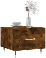 ΤΡΑΠΕΖΑΚΙΑ ΣΑΛΟΝΙΟΥ 2 ΤΕΜ ΚΑΠΝΙΣΤΗ OAK 50X50X40 ΕΚ ΕΠΕΞ. ΞΥΛΟ 829359