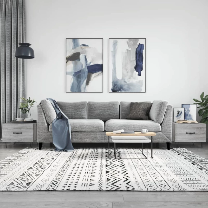 ΤΡΑΠΕΖΑΚΙΑ ΣΑΛΟΝΙΟΥ 2 ΤΕΜ ΓΚΡΙ SONOMA 50X50X40 ΕΚ ΕΠΕΞ. ΞΥΛΟ 829393