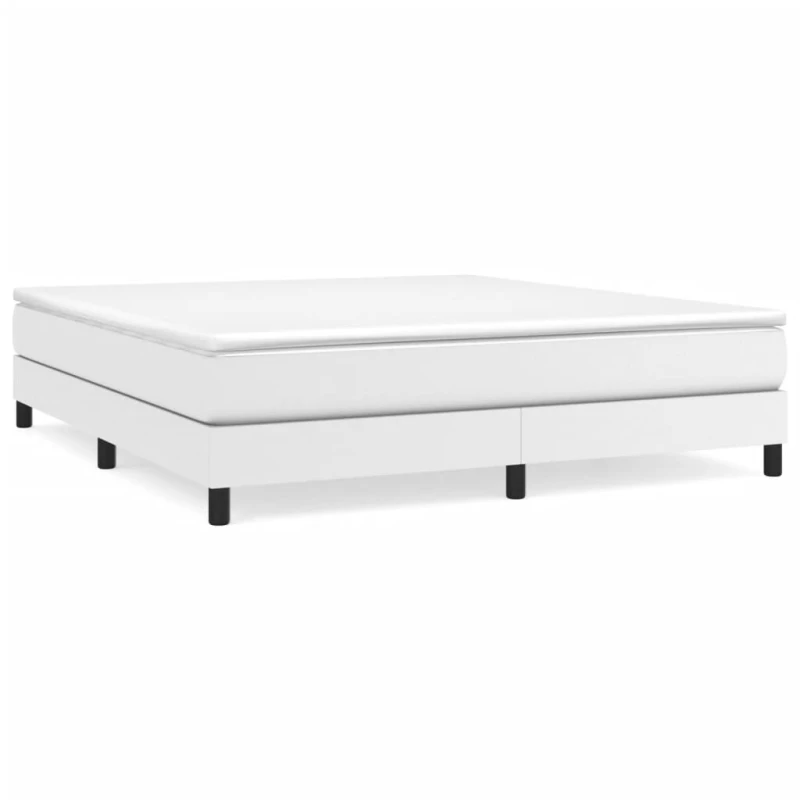 ΠΛΑΙΣΙΟ ΚΡΕΒΑΤΙΟΥ BOXSPRING ΛΕΥΚΟ 160X200 ΕΚ. ΣΥΝΘΕΤΙΚΟ ΔΕΡΜΑ 3120707