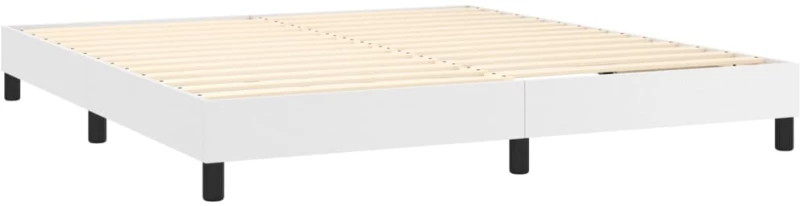 ΠΛΑΙΣΙΟ ΚΡΕΒΑΤΙΟΥ BOXSPRING ΛΕΥΚΟ 160X200 ΕΚ. ΣΥΝΘΕΤΙΚΟ ΔΕΡΜΑ 3120707