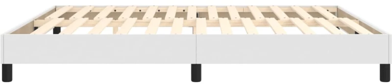 ΠΛΑΙΣΙΟ ΚΡΕΒΑΤΙΟΥ BOXSPRING ΛΕΥΚΟ 160X200 ΕΚ. ΣΥΝΘΕΤΙΚΟ ΔΕΡΜΑ 3120707