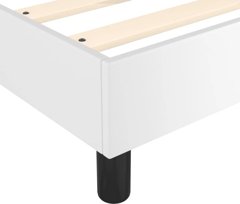 ΠΛΑΙΣΙΟ ΚΡΕΒΑΤΙΟΥ BOXSPRING ΛΕΥΚΟ 160X200 ΕΚ. ΣΥΝΘΕΤΙΚΟ ΔΕΡΜΑ 3120707