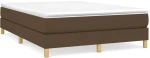 ΚΡΕΒΑΤΙ BOXSPRING ΜΕ ΣΤΡΩΜΑ ΣΚΟΥΡΟ ΚΑΦΕ 140X200 ΕΚ ΥΦΑΣΜΑΤΙΝΟ 3144178