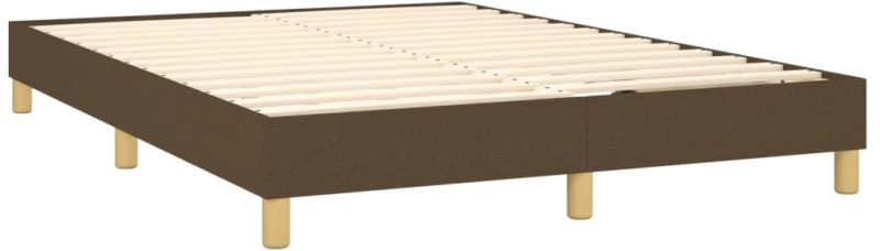 ΚΡΕΒΑΤΙ BOXSPRING ΜΕ ΣΤΡΩΜΑ ΣΚΟΥΡΟ ΚΑΦΕ 140X200 ΕΚ ΥΦΑΣΜΑΤΙΝΟ 3144178