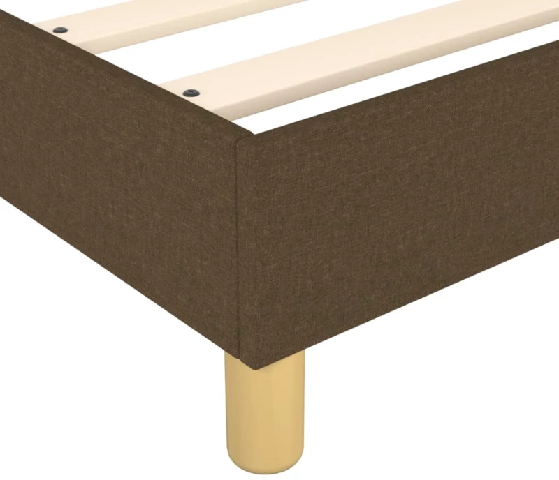 ΚΡΕΒΑΤΙ BOXSPRING ΜΕ ΣΤΡΩΜΑ ΣΚΟΥΡΟ ΚΑΦΕ 140X200 ΕΚ ΥΦΑΣΜΑΤΙΝΟ 3144178