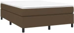 ΚΡΕΒΑΤΙ BOXSPRING ΜΕ ΣΤΡΩΜΑ ΣΚΟΥΡΟ ΚΑΦΕ 140X190 ΕΚ. ΥΦΑΣΜΑΤΙΝΟ 3144418