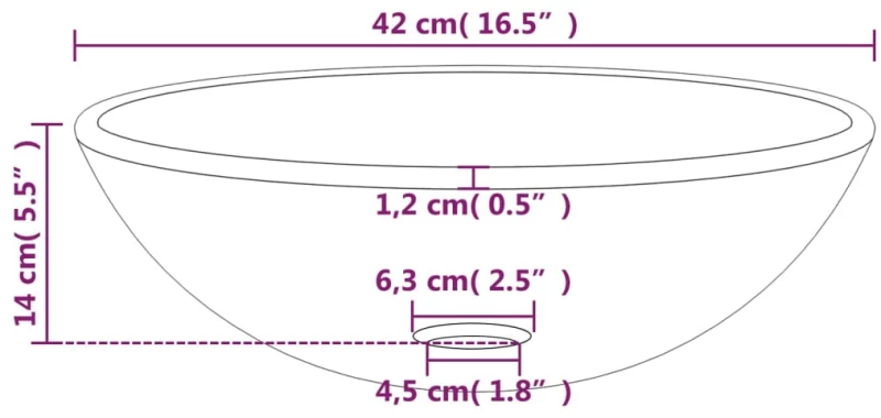 ΝΙΠΤΗΡΑΣ ΜΠΛΕ 42 X 14 ΕΚ. ΑΠΟ ΨΗΜΕΝΟ ΓΥΑΛΙ 345265