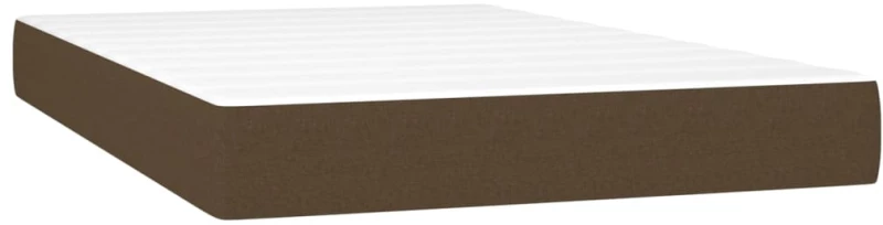 ΚΡΕΒΑΤΙ BOXSPRING ΜΕ ΣΤΡΩΜΑ ΣΚΟΥΡΟ ΚΑΦΕ 120X200 ΕΚ. ΥΦΑΣΜΑΤΙΝΟ 3140044