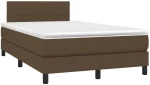 ΚΡΕΒΑΤΙ BOXSPRING ΜΕ ΣΤΡΩΜΑ & LED ΣΚ.ΚΑΦΕ 120X200 ΕΚ ΥΦΑΣΜΑΤΙΝΟ 3133144