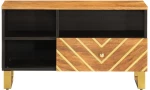 ΈΠΙΠΛΟ ΤΗΛΕΟΡΑΣΗΣ ΚΑΦΕ/ΜΑΥΡΟ 80X33,5X46 ΕΚ. ΜΑΣΙΦ ΞΥΛΟ ΜΑΝΓΚΟ 356800