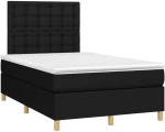 ΚΡΕΒΑΤΙ BOXSPRING ΜΕ ΣΤΡΩΜΑ & LED ΜΑΥΡΟ 120X200 ΕΚ. ΥΦΑΣΜΑΤΙΝΟ 3135743