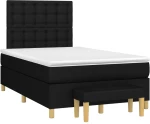 ΚΡΕΒΑΤΙ BOXSPRING ΜΕ ΣΤΡΩΜΑ ΜΑΥΡΟ 120X200 ΕΚ. ΥΦΑΣΜΑΤΙΝΟ 3137463