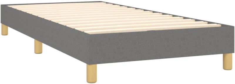 ΚΡΕΒΑΤΙ BOXSPRING ΜΕ ΣΤΡΩΜΑ & LED ΣΚ.ΓΚΡΙ 90X200 ΕΚ. ΥΦΑΣΜΑΤΙΝΟ 3134006