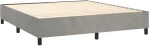 ΚΡΕΒΑΤΙ BOXSPRING ΜΕ ΣΤΡΩΜΑ ΑΝΟΙΧΤΟ ΓΚΡΙ 180X200 ΕΚ. ΒΕΛΟΥΔΙΝΟ 3137977