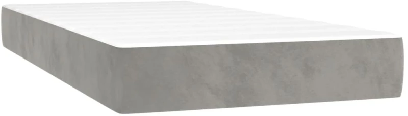 ΚΡΕΒΑΤΙ BOXSPRING ΜΕ ΣΤΡΩΜΑ ΑΝΟΙΧΤΟ ΓΚΡΙ 200X200 ΕΚ. ΒΕΛΟΥΔΙΝΟ 3138103